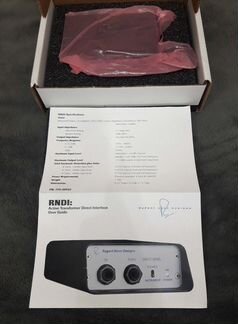 Rndi Ruppert Neve Di-box (активный ди-бокс)