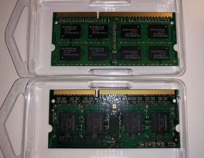 Модули памяти sodimm DDR3 4GB Kingston (2шт)