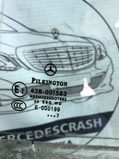 Стекло заднее левое Mercedes W245 B 2005-2012