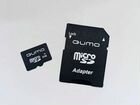 Карта памяти Qumo MicroSD + SD adapter