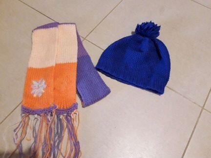Шапка + шарф 5-7