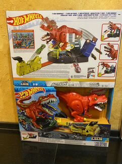 Новый набор Hot Wheels Сити Яростный Ти-Рекс ориги