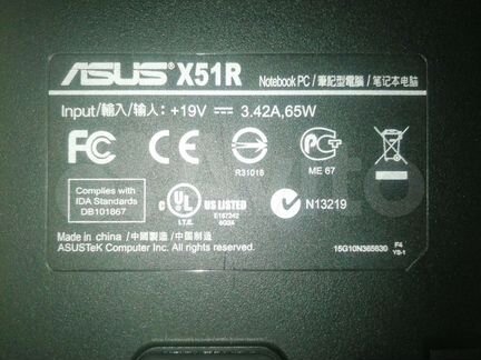 Ноутбук Asus x15r