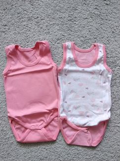 Боди Новые 74 р-р 2 шт