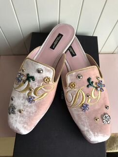 Мюли без каблука сабо Dolce Gabbana оригинал