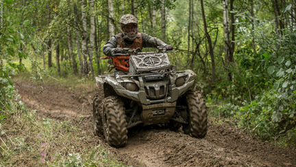 Вынос радиатора Yamaha Grizzly 550/700 алюминий