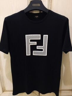 Fendi Футболка с логотипом FF Оригинал Италия