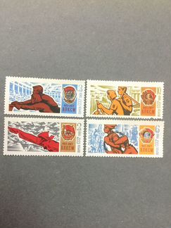 Марки СССР 1968 комплект 4 шт