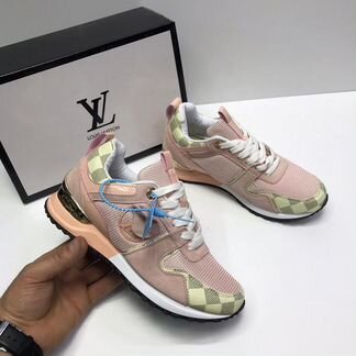 Кроссовки Louis Vuitton Луи Виттон розовые