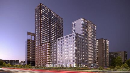 2-к апартаменты, 60.6 м², 15/29 эт.