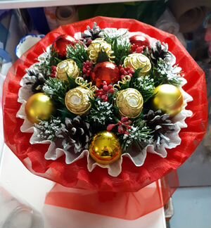 Букет с конфетами