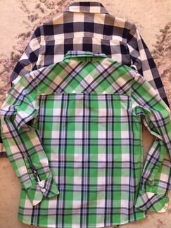 Рубашка Zara, Benetton 7-8 лет, рост 128