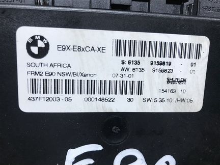 Блок управления Bmw 3-Series E90 N52B25A 2006