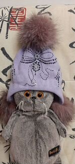 Шапка Tavitta зимняя для девочки со стразами