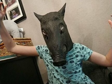 Маска реалистичная кабан