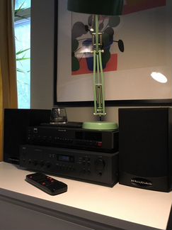 Ресивер nad 712 с акустикой wharfedale