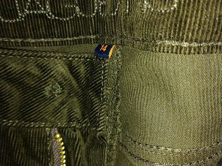 Брюки вельветовые