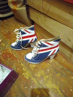 Сапоги британский флаг 38 размер