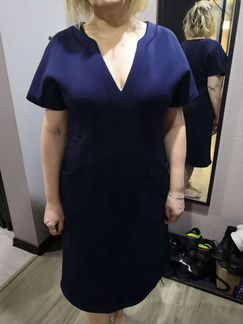 Платье цвета Индиго 48-50р. из неопрена