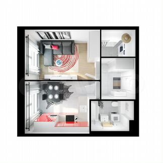 1-к квартира, 34.4 м², 11/17 эт.