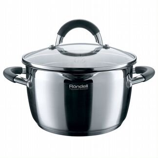 Кастрюля с крышкой Rondell Flamme 24 см (5,7 л) RDS-025