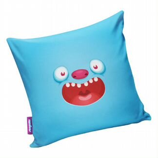 Декоративная подушка Монстры Цвет: Голубой (34х34)