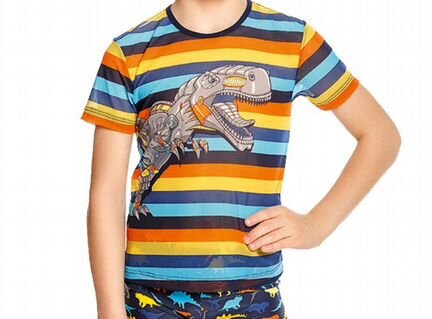 Пляжная футболка и плавки Nirey в идеале 80-86