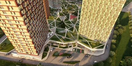 1-к апартаменты, 48.6 м², 21/21 эт.