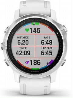 Garmin Fenix 6S белые 42 мм, новые, запечатаны