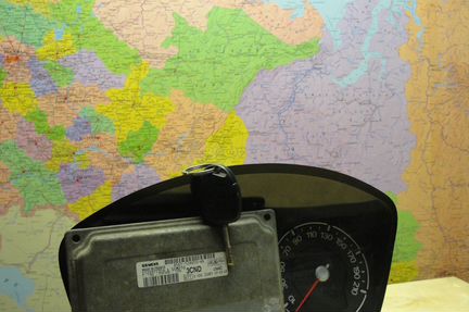 6S61-12A650-HD SIM210 Эбу Fiesta Fusion + привязка