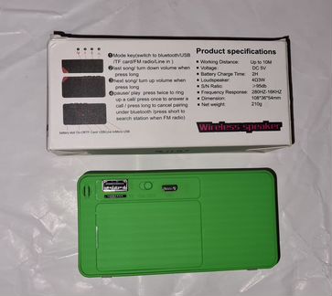 Блютуф колонка X3 абс. новая в коробке