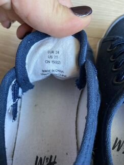 Кеды H&M 24