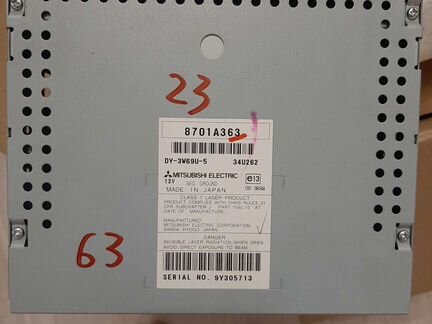 Штатная автомагнитола Митсубиси аутлендер хл, пежо