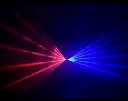 Лазер TVS-288RB Red/ Blue, 200/300 mW