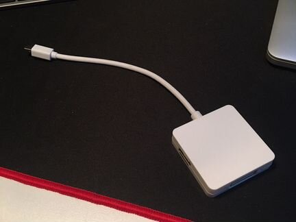 Переходник thunderbolt hdmi, dvi, dp