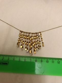 Колье одерелье кристалы новое