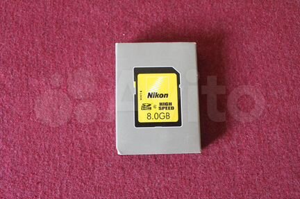 Карта памяти Nikon 8Gb оригинальная новая