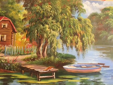 Холст. Картина маслом 