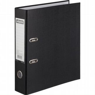 Папка-регистратор черная Attache 75 мм 12 штук