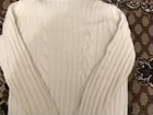 Продаётся мужской вязанный белый свитер (свитшот) объявление продам