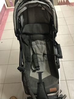 Коляска сидячая, Pali, цвет: серый джинсовый