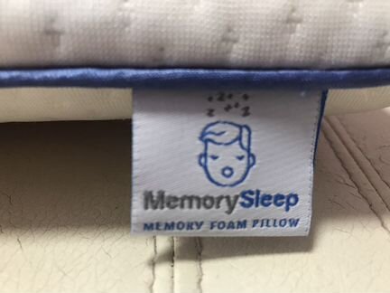 Детская ортопедическая подушка Memory Baby
