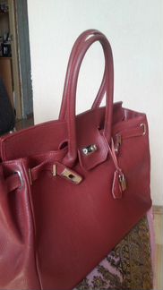 Сумка Италия Кожа (Бордо)