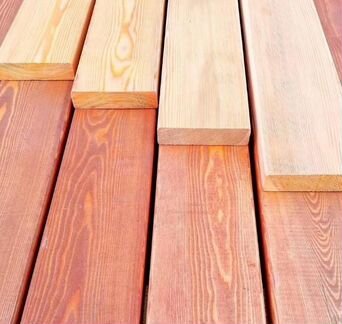 Палубная доска из лиственницы 28 х 90 х 4м