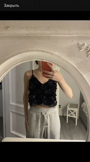 Топ пайетки zara