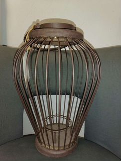 Фонарь из лозы ручная работа
