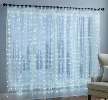 Гирлянда новогодняя занавес 3 м * 3 м