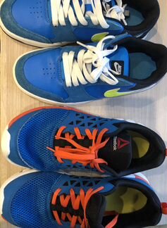 Кроссовки nike и reebok (пакетом)