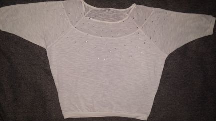 Блузка со стразами (р. S)