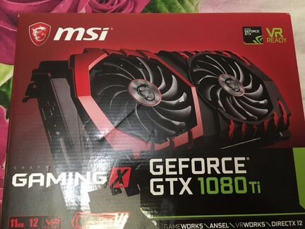 MSI GTX1080Ti GamingX 11Gb как новая не майнинг